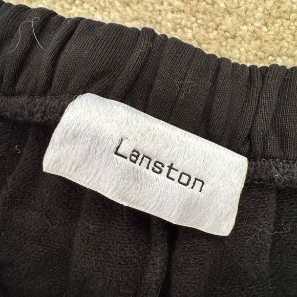 Lanston Black Wide Leg Drawstring Pant Size Medium - Picture 4 of 9